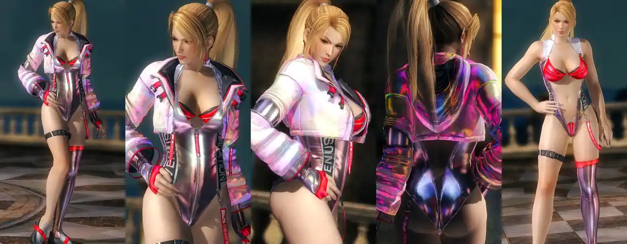 デッドオアアライブ5ラストラウンド サラ Sarah DOAXVV Zipline Jacket mod
