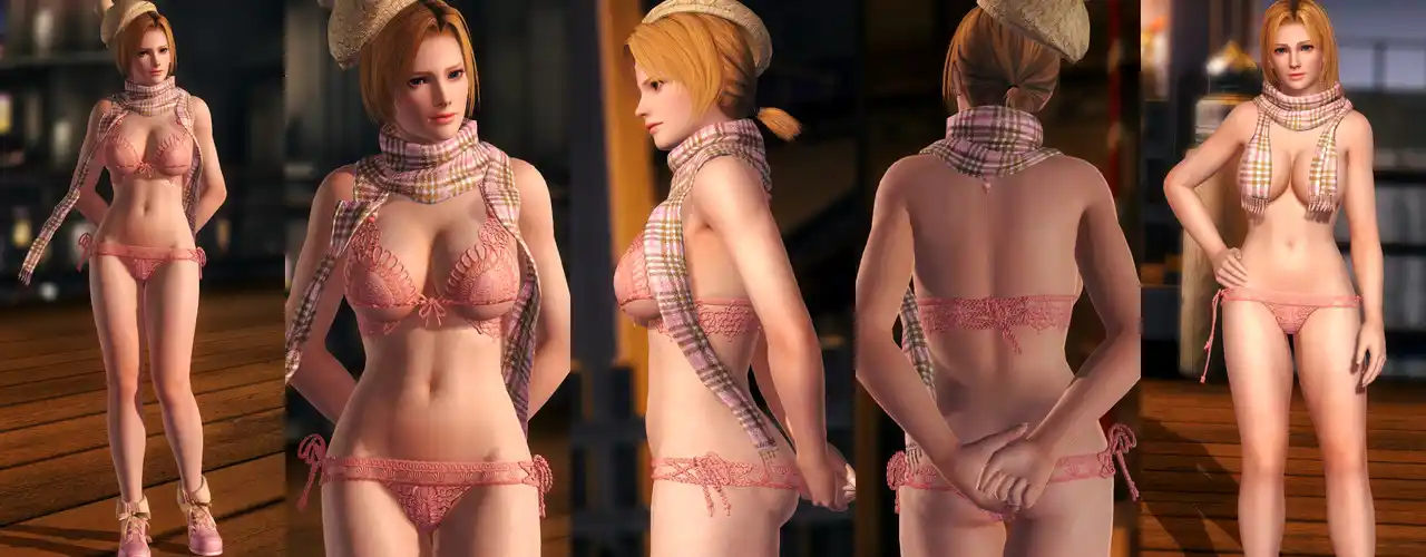 デッドオアアライブ5ラストラウンド ティナ Tina DOAXVV Warmth Scarf mod