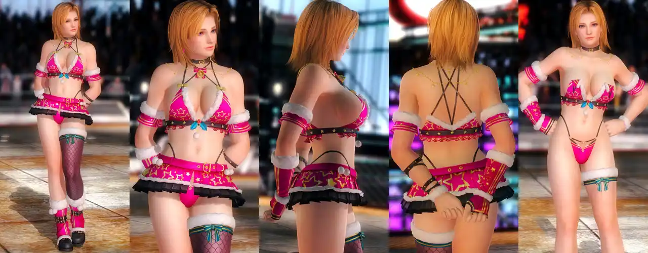 デッドオアアライブ5ラストラウンド ティナ Tina DOAXVV Merry Christmas Starlight mod