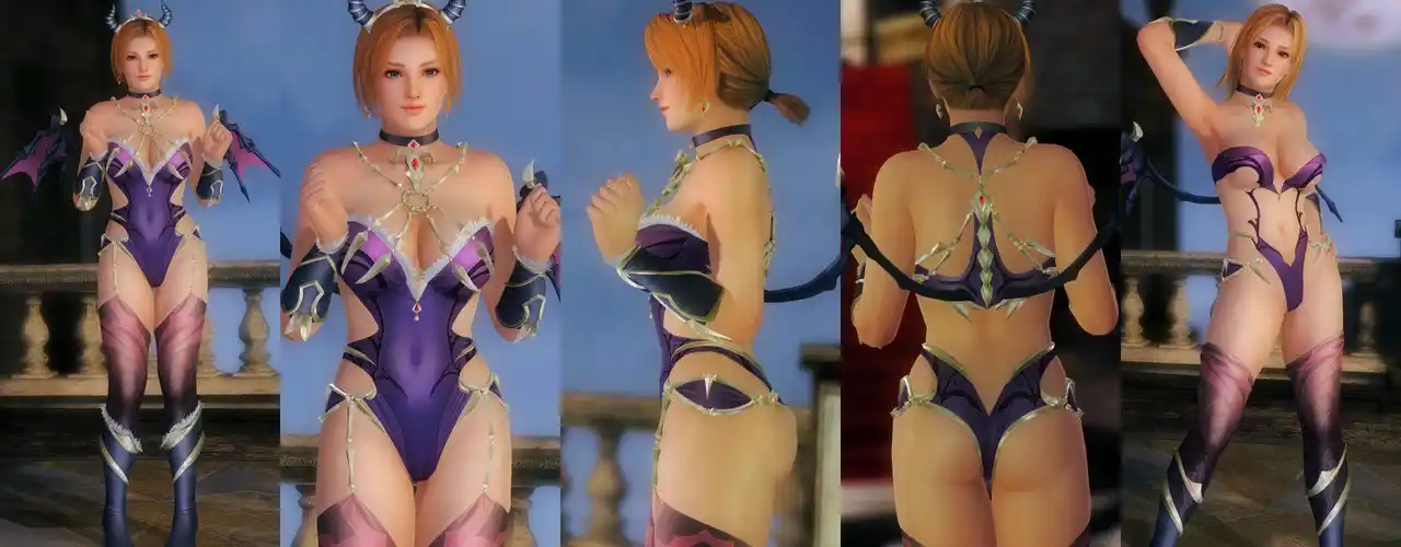 デッドオアアライブ5ラストラウンド ティナ Tina DOAXVV Darkness Queen mod