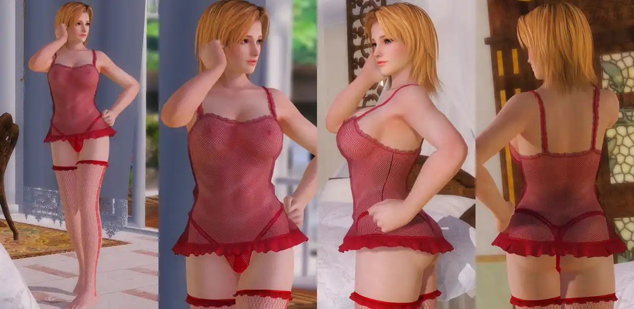 デッドオアアライブ5ラストラウンド ティナ Tina DOAX Chemise Topless mod