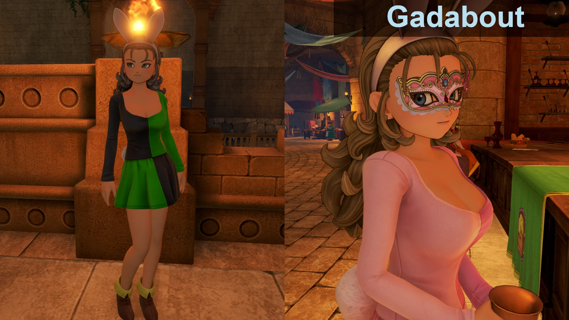 ドラゴンクエストXI S Skimpy female characters.7z mod