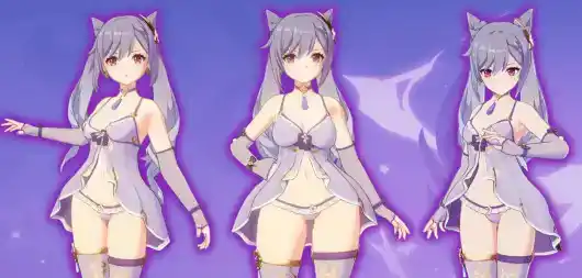 Keqing Night Time Thicc & Lore Friendly
