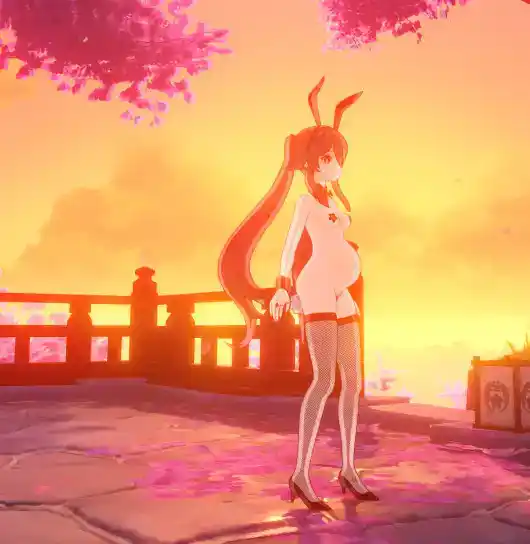 LewdLad's HuTao Bunny Girl Mega Pack!