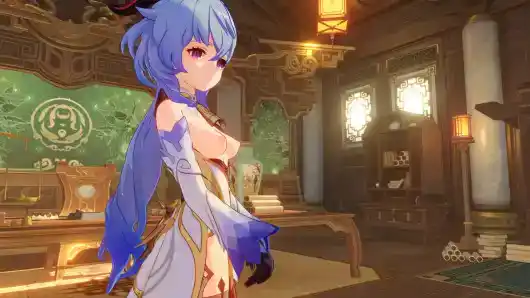 Ganyu Undressed: Base Outfit + Swimsuit Nude Mod