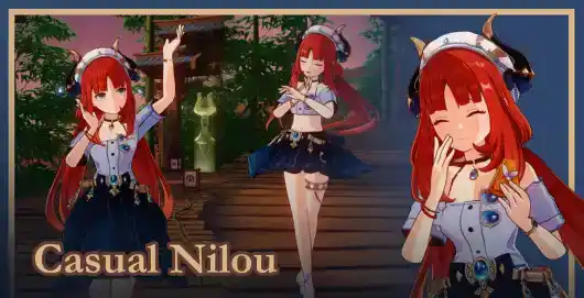 Casual Nilou~ (with thicc versions!~)