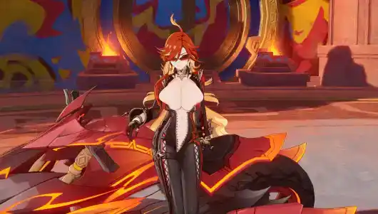 Mauvika unzipped suit