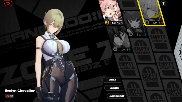 ゼンレスゾーンゼロ イヴリン mod Slightly Bustier Evelyn