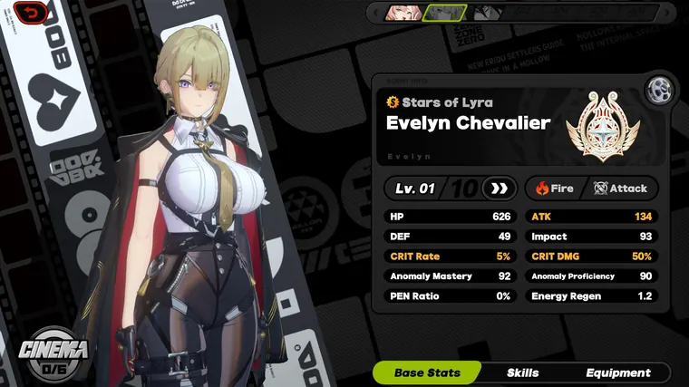 ゼンレスゾーンゼロ イヴリン mod Slightly Bustier Evelyn