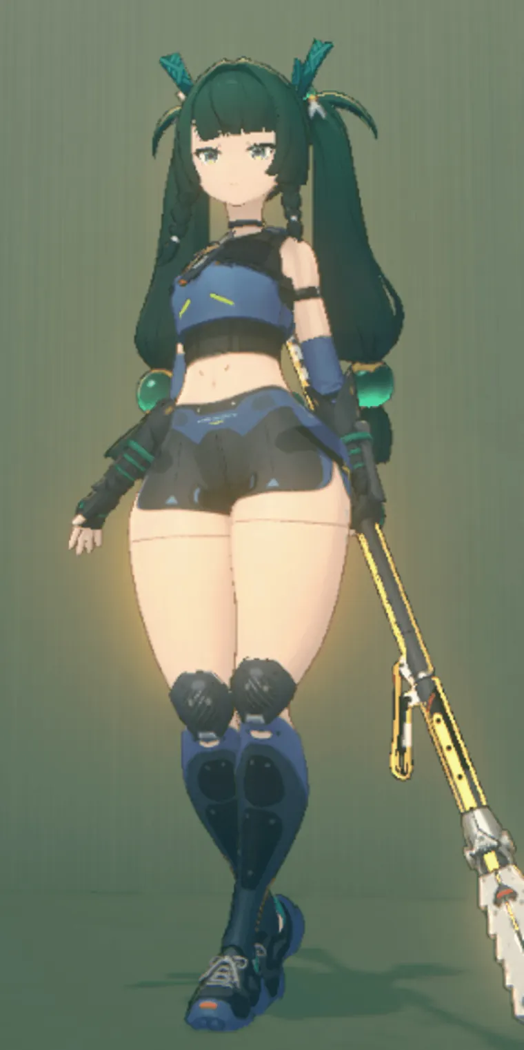 ゼンレスゾーンゼロ 青衣 mod Thicc Thighs Qingyi [Less Accessories]