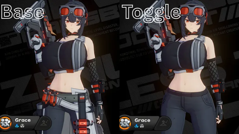 ゼンレスゾーンゼロ グレース mod ThiccGrace