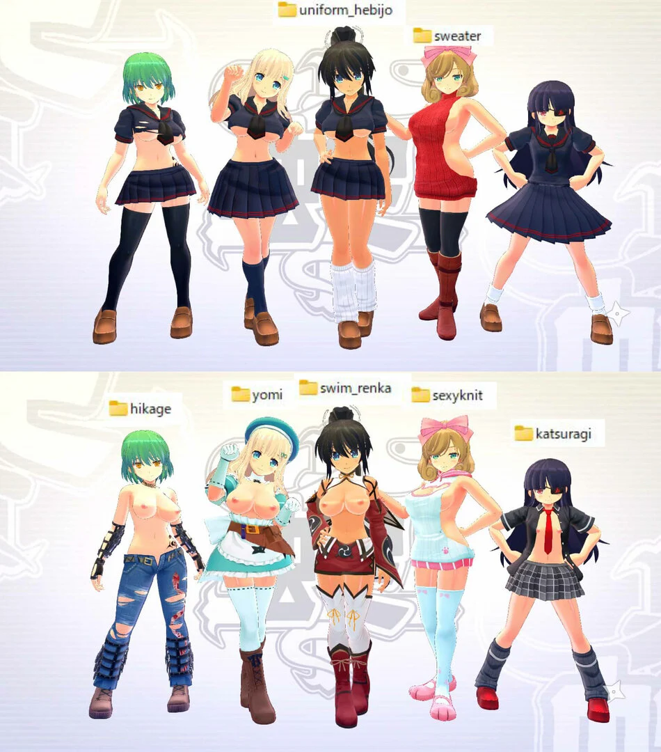 閃乱カグラ Burst Re:Newal Mods Pack mod
