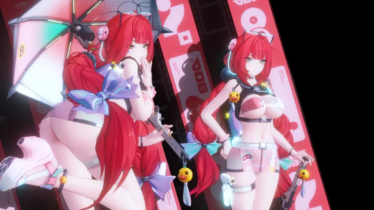 ゼンレスゾーンゼロ 柚葉 mod Beach shack Yuzuha