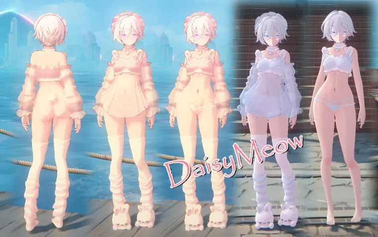 ゼンレスゾーンゼロ リン mod Belle Bunny Pajama
