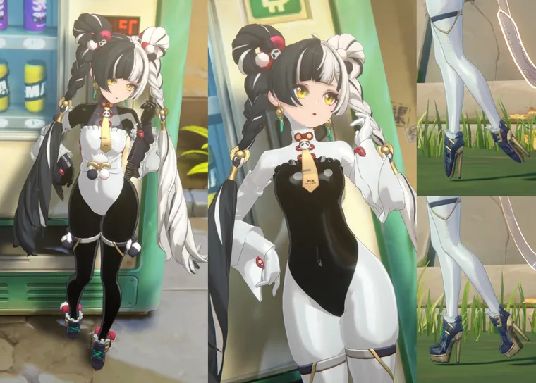 ゼンレスゾーンゼロ ダイアリン mod Dialyn Latex &amp; Ballet Heels