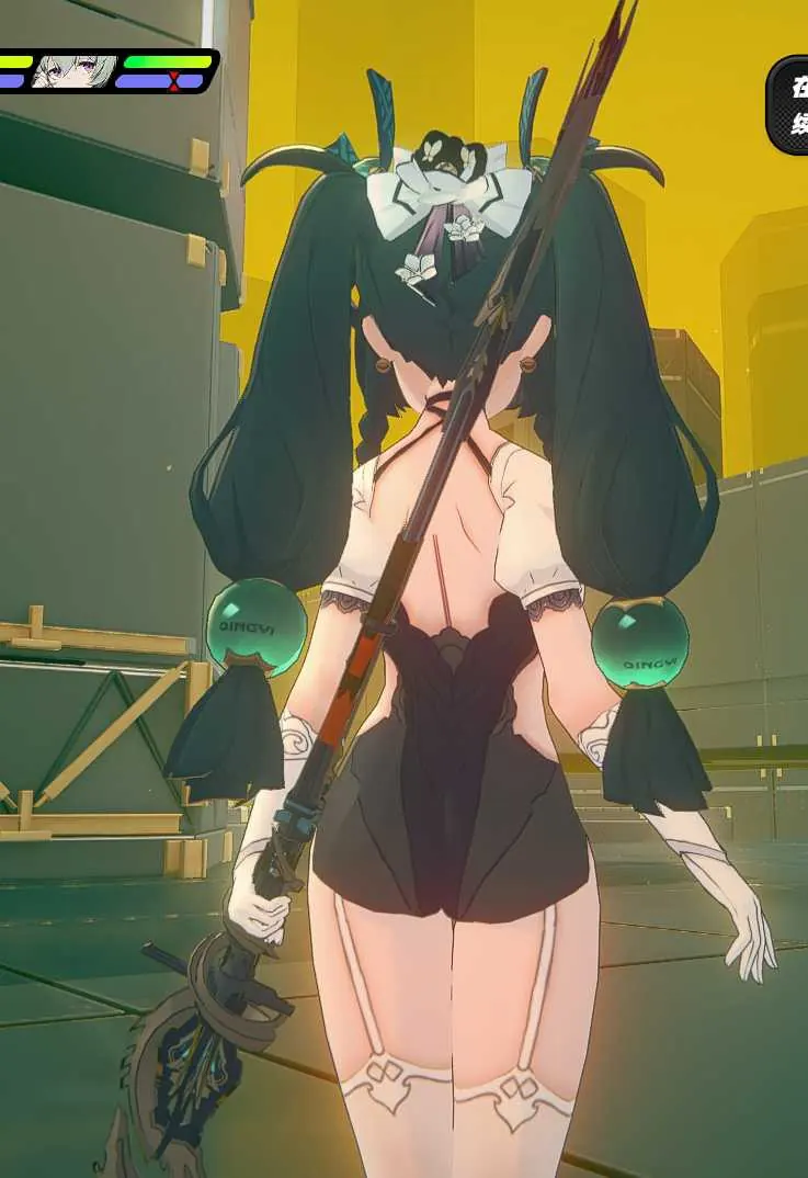 ゼンレスゾーンゼロ 青衣 mod 青衣-服装和一件武器 / Qingyi Maid Outfit and Weapon