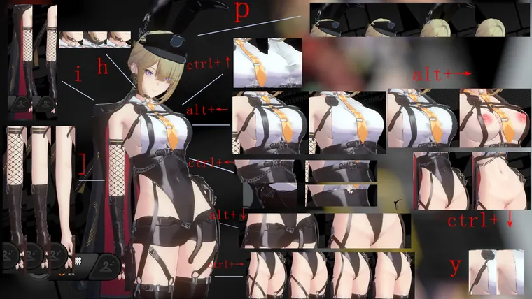 ゼンレスゾーンゼロ イヴリン mod Evelyn Chevalier Bunny Police（1.2fix））