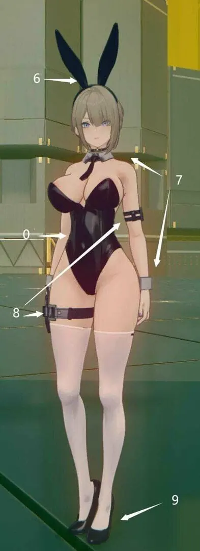 ゼンレスゾーンゼロ イヴリン mod EvelynBlackBunny