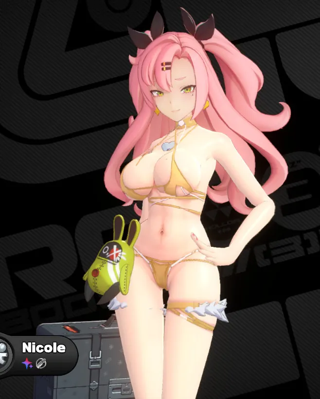 ゼンレスゾーンゼロ ニコ mod Gold Swimsuit Nicole