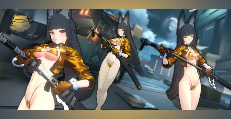 ゼンレスゾーンゼロ 雅 mod Golden Bikini Miyabi