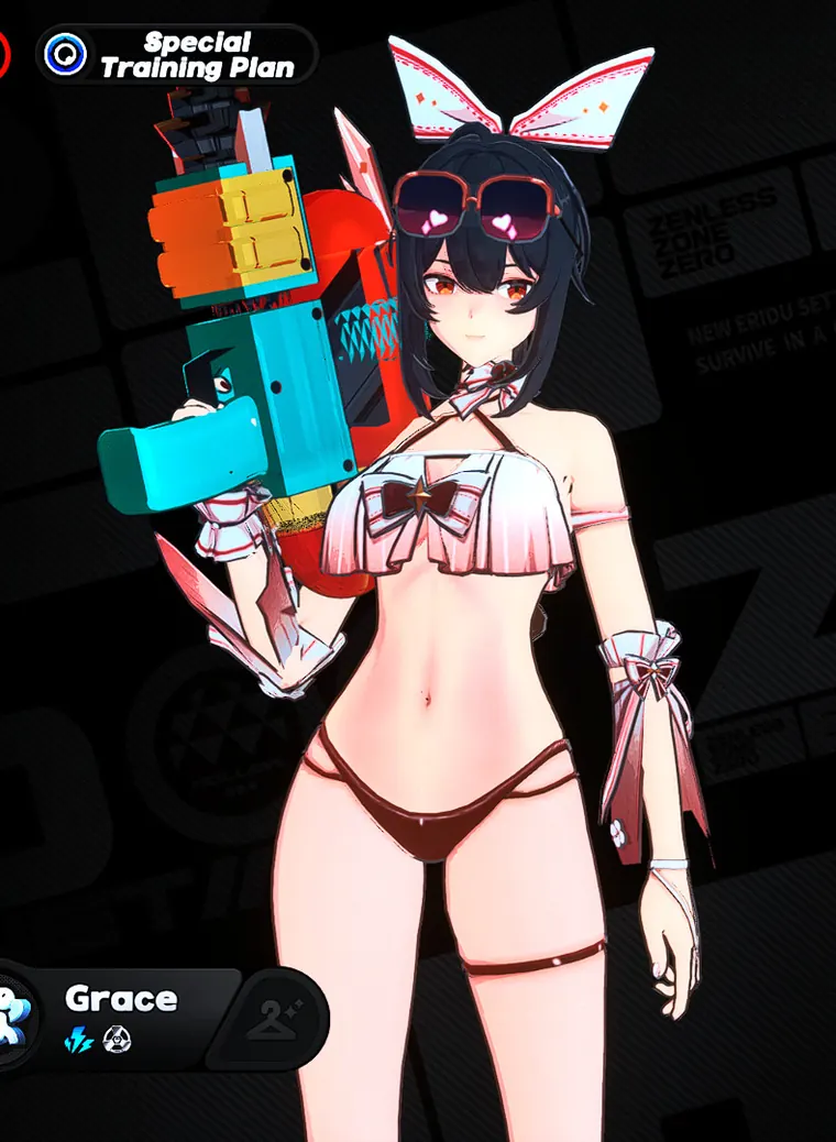 ゼンレスゾーンゼロ グレース mod Grace-Swimsuit+weapon
