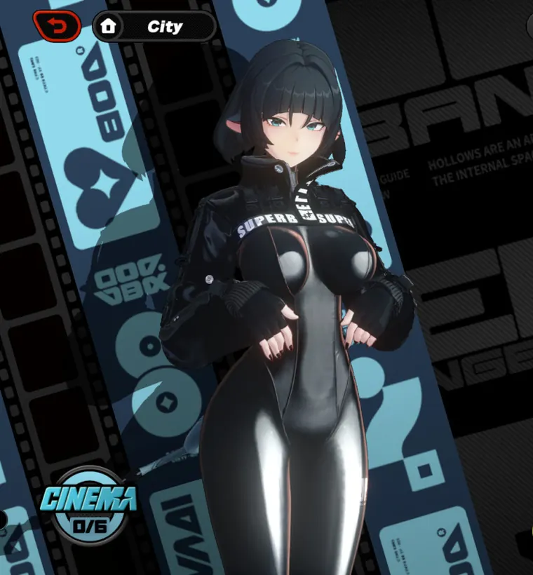 ゼンレスゾーンゼロ ジェーン mod Jane Alice Cosplay ALL in 1 thick\without ponytail