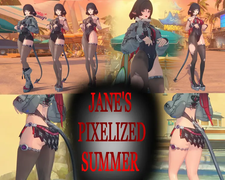 ゼンレスゾーンゼロ ジェーン mod Jane's Pixelized Summer