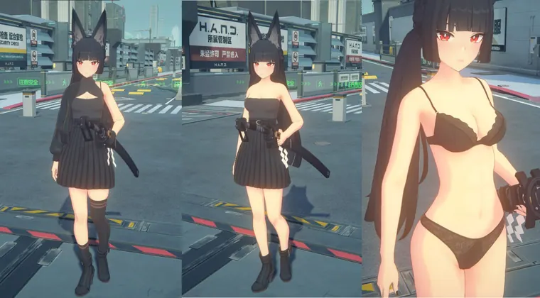 ゼンレスゾーンゼロ 雅 mod Miyabi casual outfit [ZMH-03]