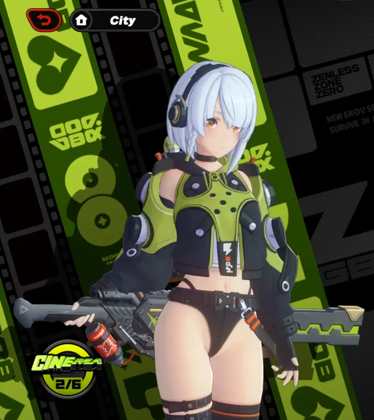 ゼンレスゾーンゼロ アンビー mod No skirt + bikini Anby