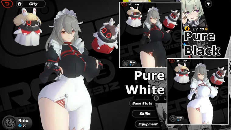 ゼンレスゾーンゼロ リナ mod Robust Rina No Dress With Pure Variations