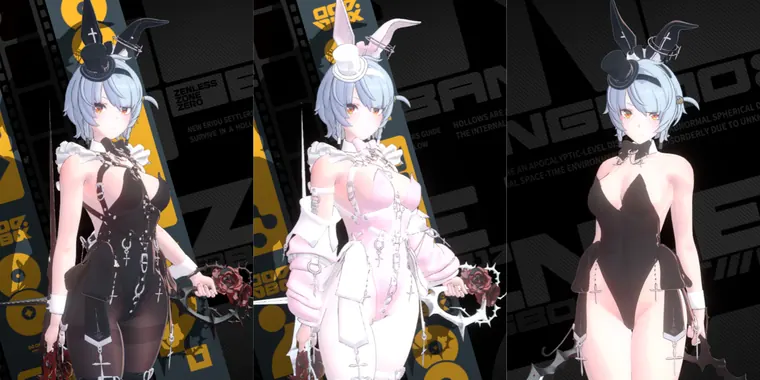 ゼンレスゾーンゼロ 0号・アンビー mod Soldier 0 Anby Sinful Bunny With Rose Weapon