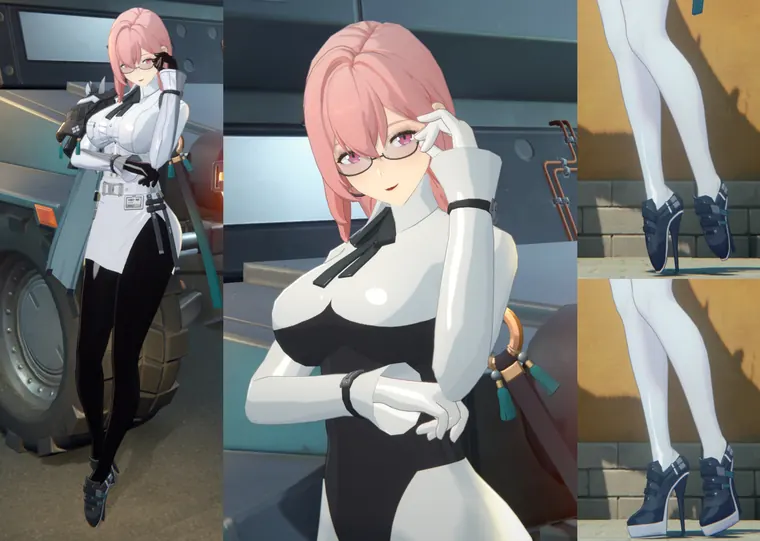 ゼンレスゾーンゼロ 柳 mod Yanagi Ballet Heels &amp; Latex