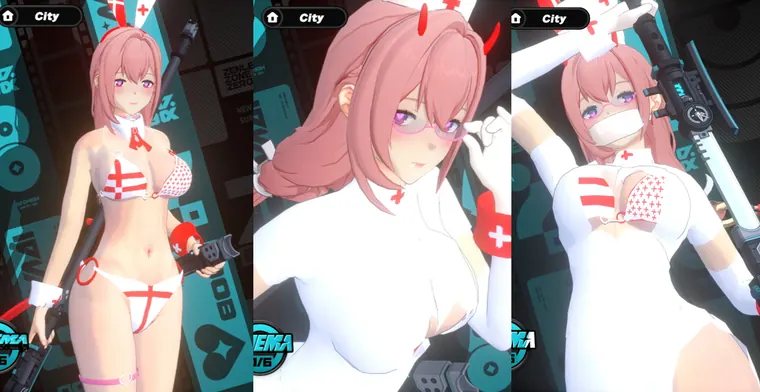 ゼンレスゾーンゼロ 柳 mod Yanagi Nurse | Bunny Bikini