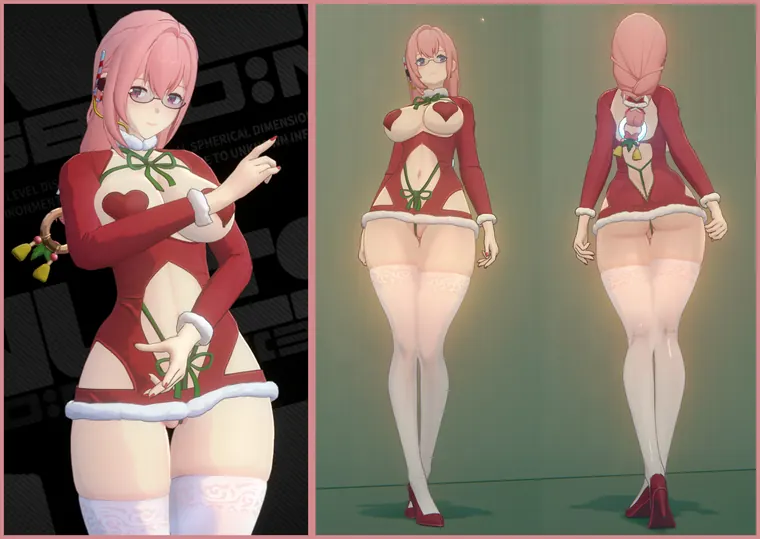 ゼンレスゾーンゼロ 柳 mod Yanagi | Red Dress, Ribbons