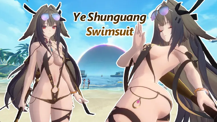 ゼンレスゾーンゼロ 葉瞬光 mod Ye Shunguang- Swimsuit