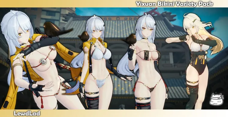 ゼンレスゾーンゼロ 儀玄 mod Yixuan Bikini Variety Pack