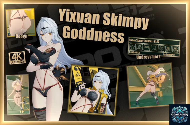 ゼンレスゾーンゼロ 儀玄 mod Yixuan Skimpy Goddess 4K + Dressup
