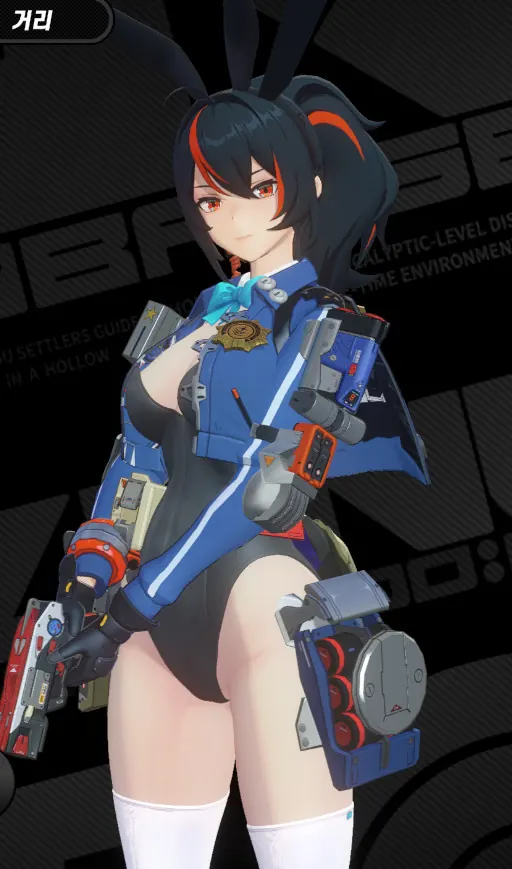 ゼンレスゾーンゼロ 朱鳶 mod Zhu Yuan Police BunnyGirl