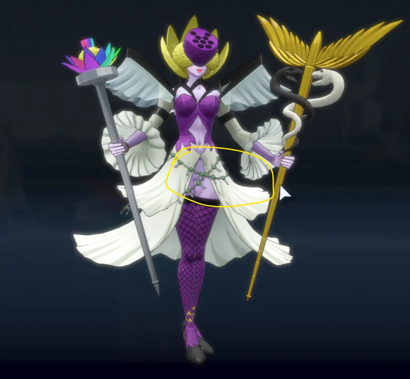 DSTS Lotusmon panties mod