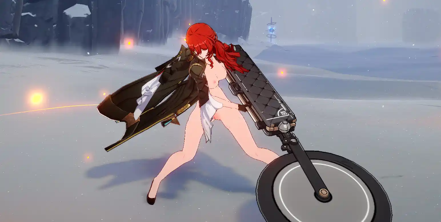 崩壊スターレイル 姫子 mod Himeko nude transparency (Vertex explosion fixed)