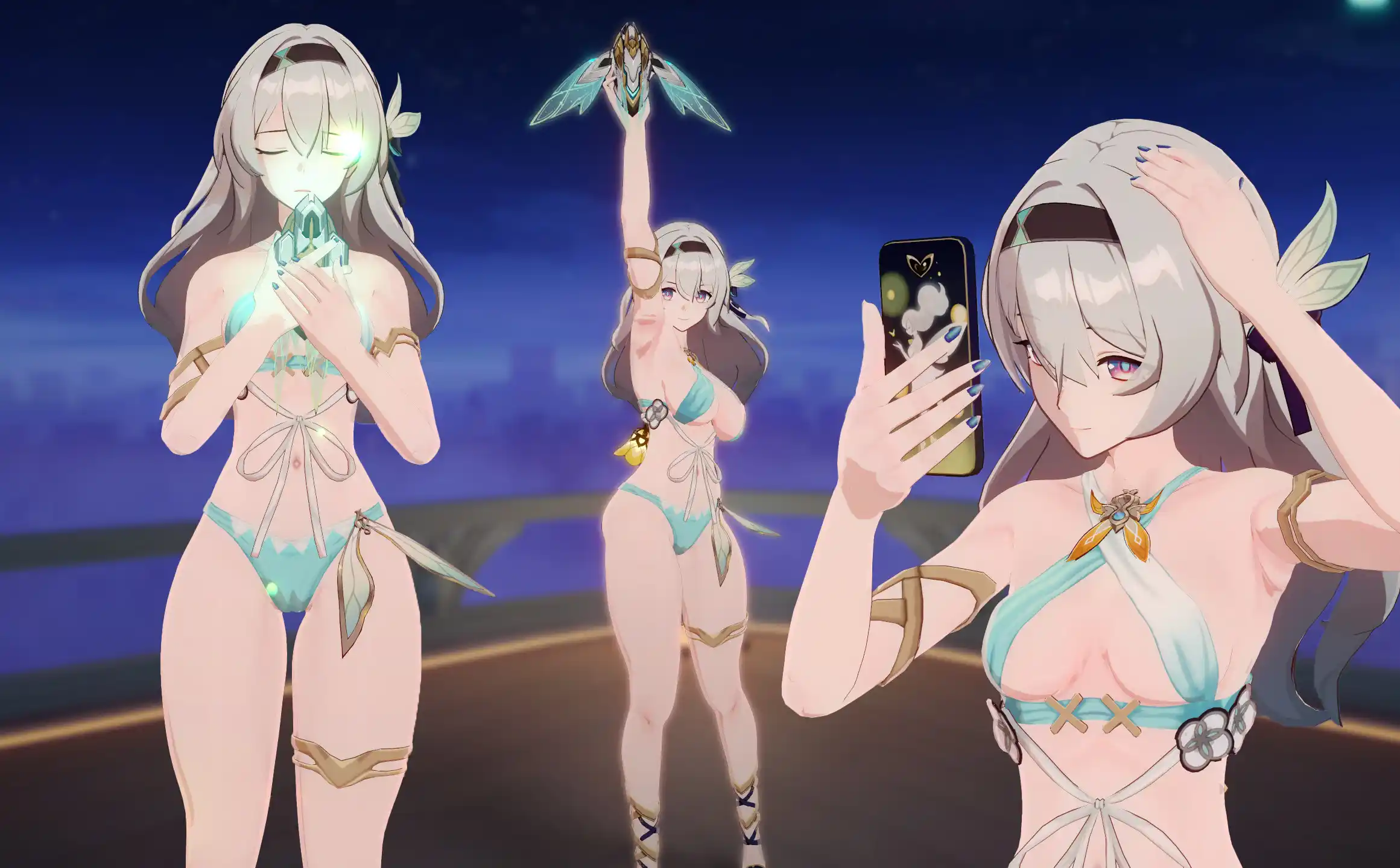 崩壊スターレイル ホタル mod Firefly Summer Bikini Bodysize Toggle