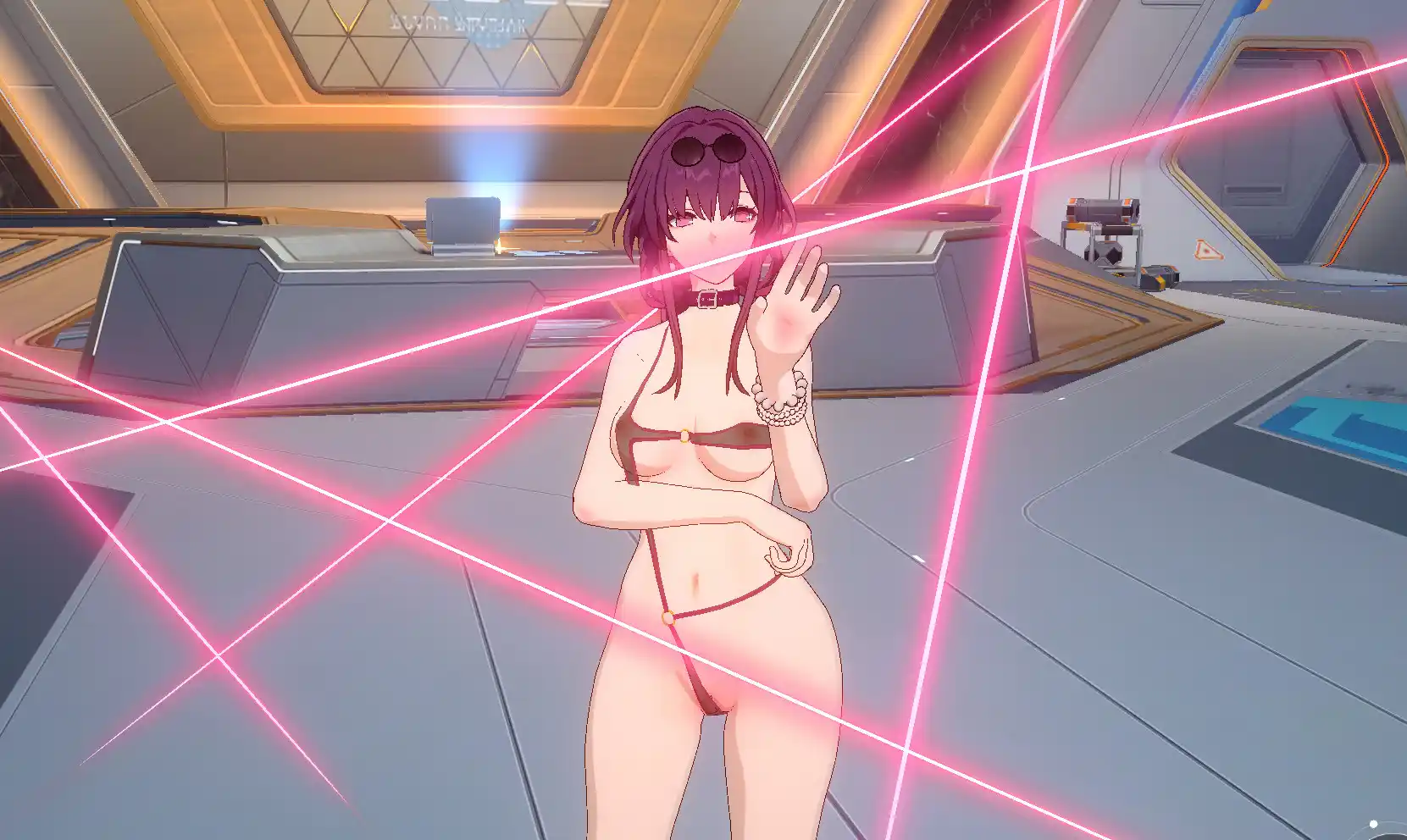 崩壊スターレイル カフカ mod Kafka transparent swimsuit