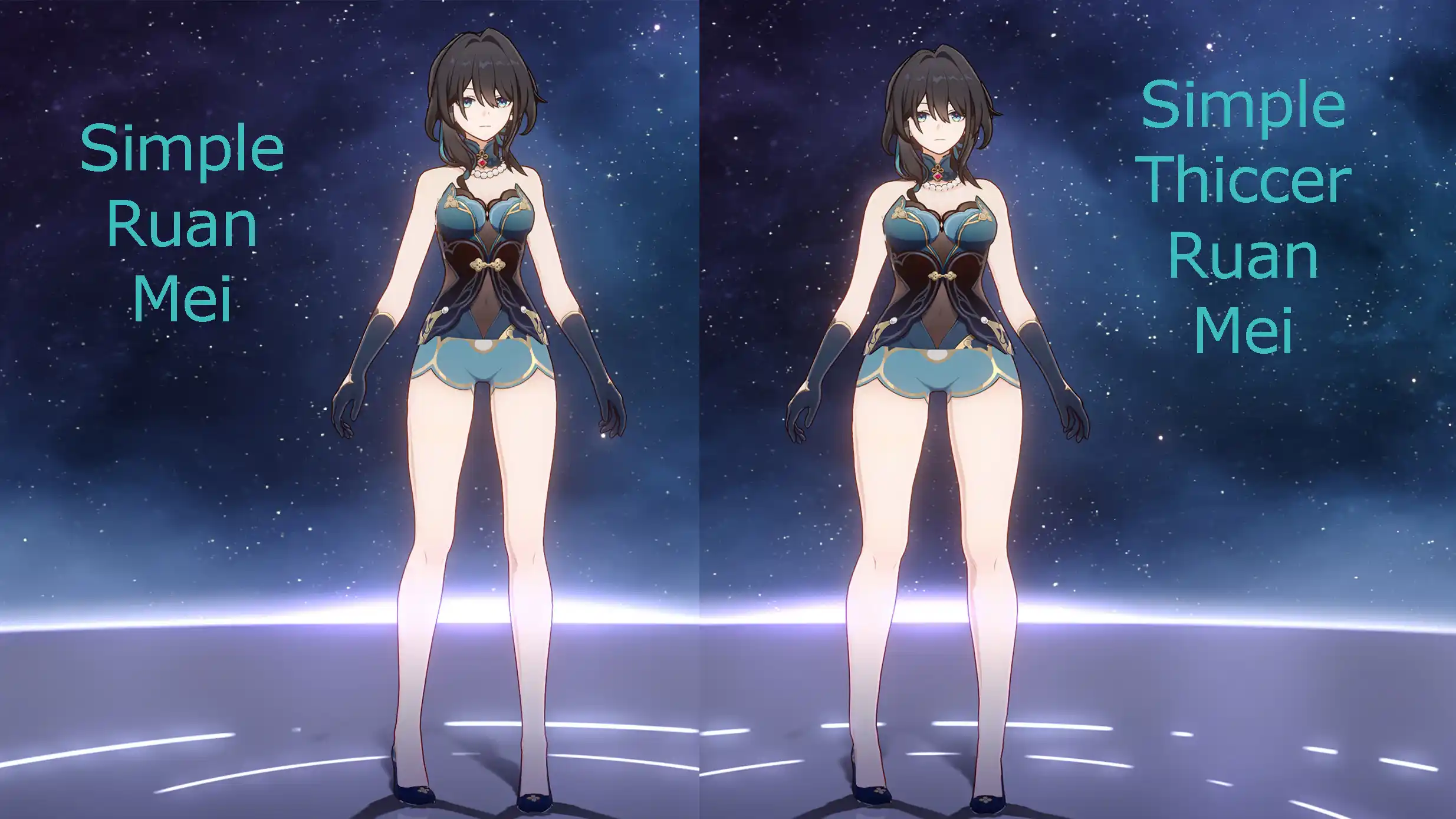 崩壊スターレイル ルアン・メェイ mod Simple Ruan Mei and Thiccer Ruan Mei