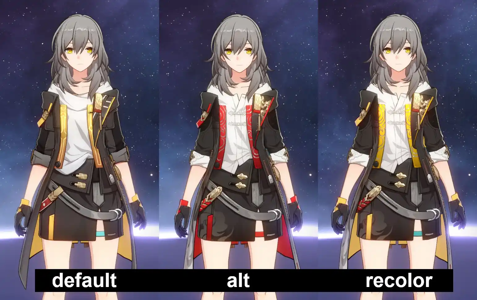 崩壊スターレイル 星 mod Unlock Alt Outfit for Stelle