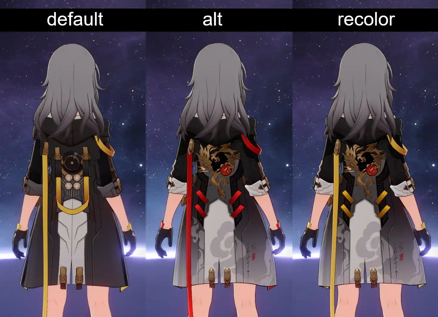 崩壊スターレイル 星 mod Unlock Alt Outfit for Stelle