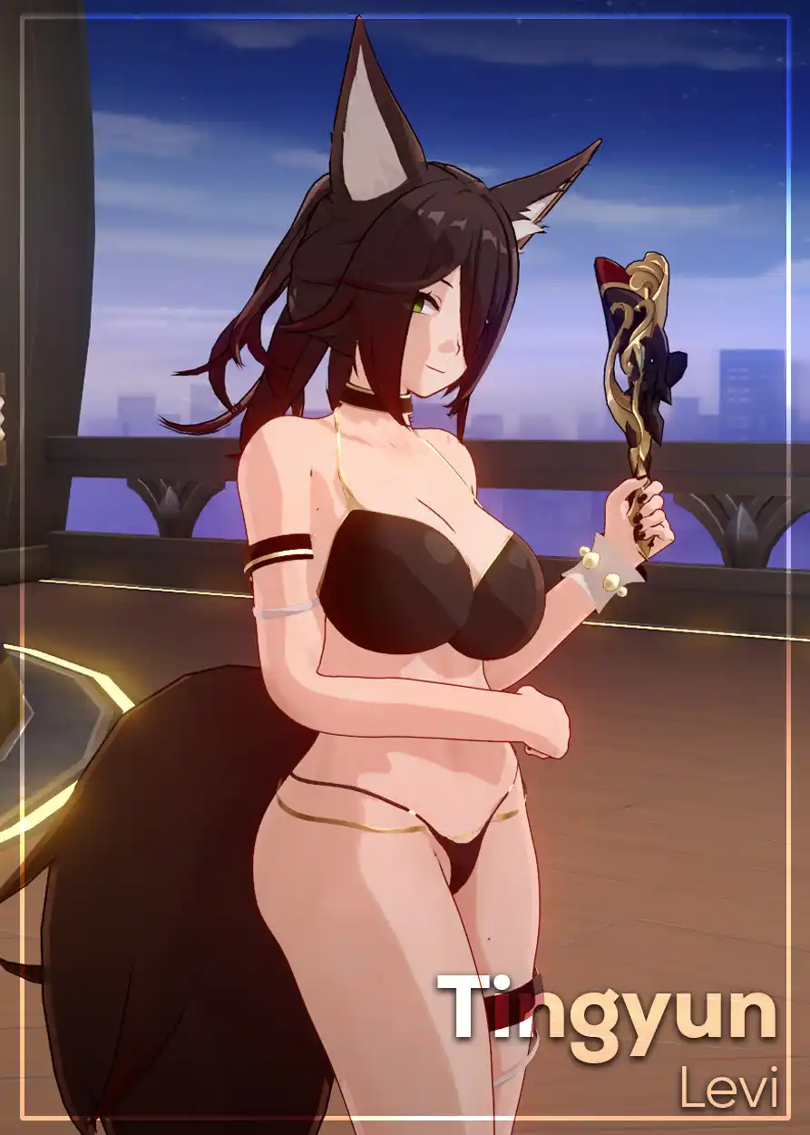 崩壊スターレイル 停雲 mod Tingyun | Bikini