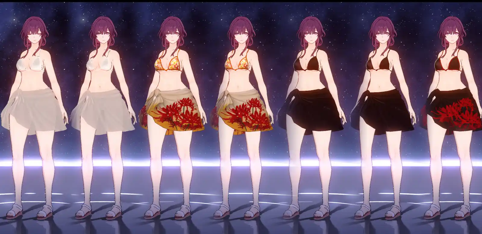 崩壊スターレイル カフカ mod [Kafka]8in1 swimsuit SFW