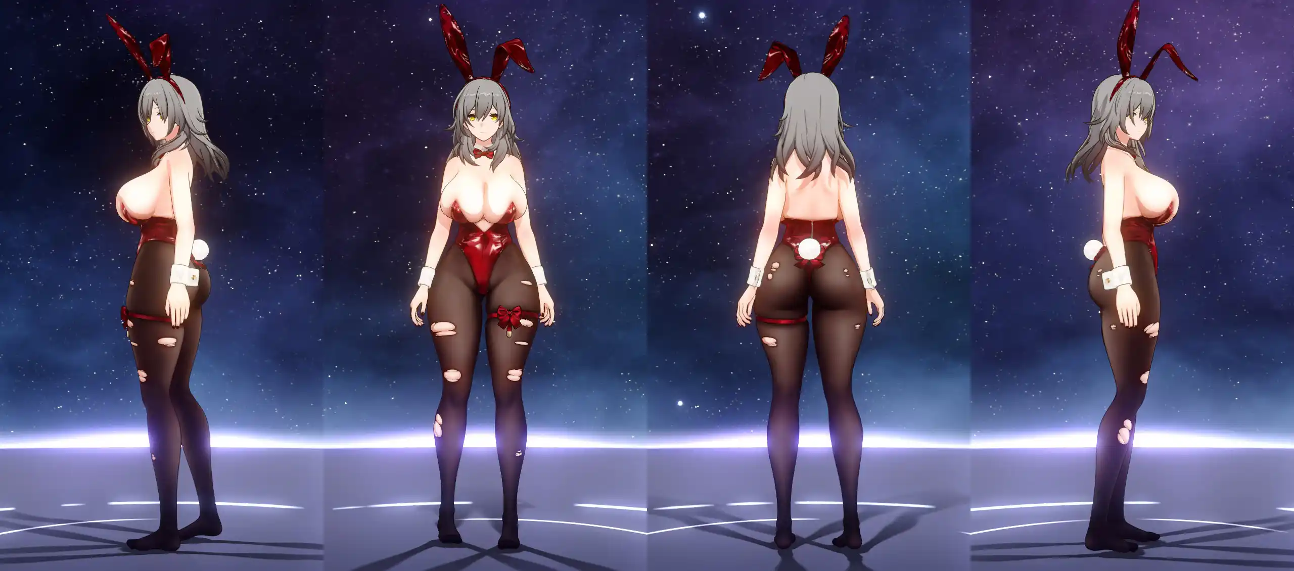 崩壊スターレイル 星 mod Thicc Stelle Vim and Vigor x Taihou Bunnysuit