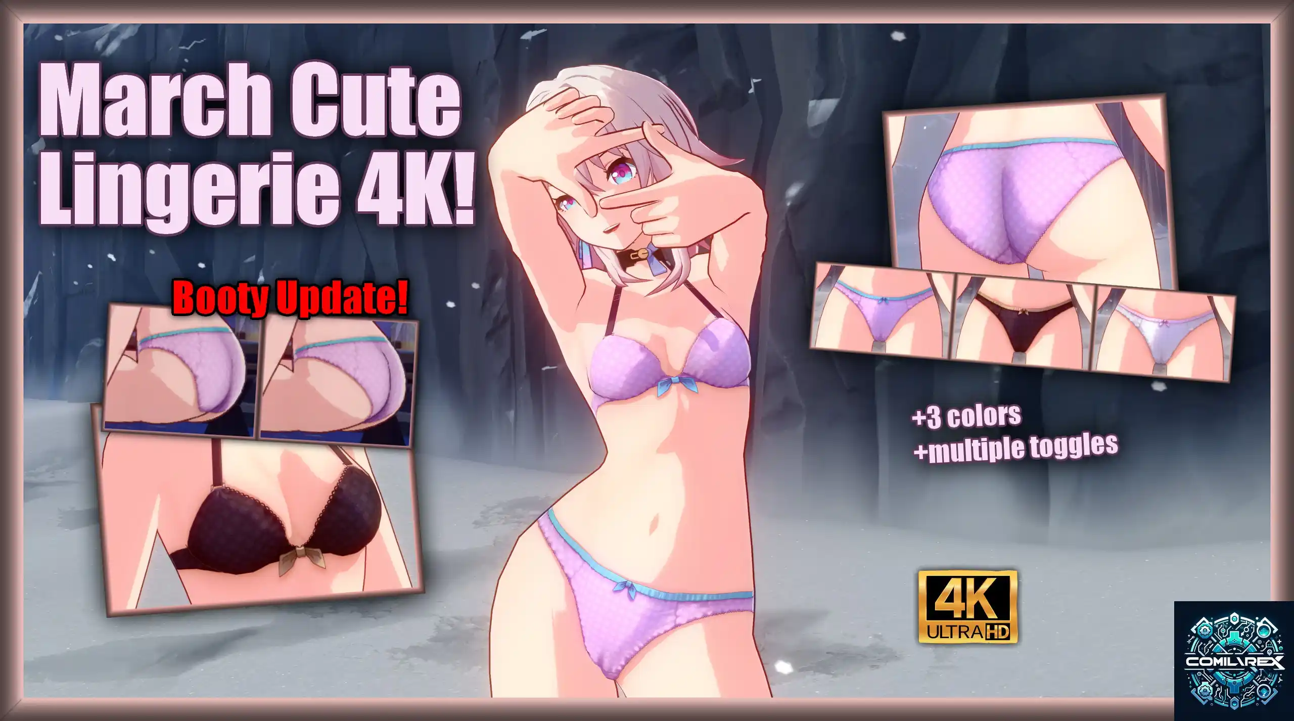 崩壊スターレイル 三月なのか mod March Innocent Underwear 4K