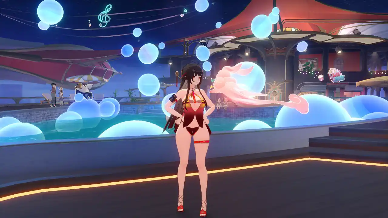 崩壊スターレイル 霊砂 mod Lingsha Swimsuit